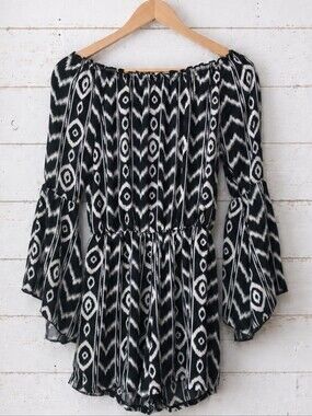 Banana Lemon Romper Size M